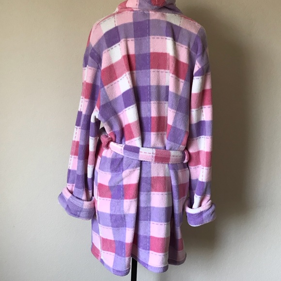 NFS Purple,pink,and white comfy warm robe - Picture 5 of 7
